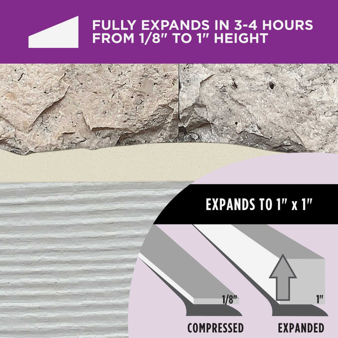 M-D Building Products PLATINUM 1 In. Neutral Expandable Foam Weatherseal for Uneven Gaps Image 3