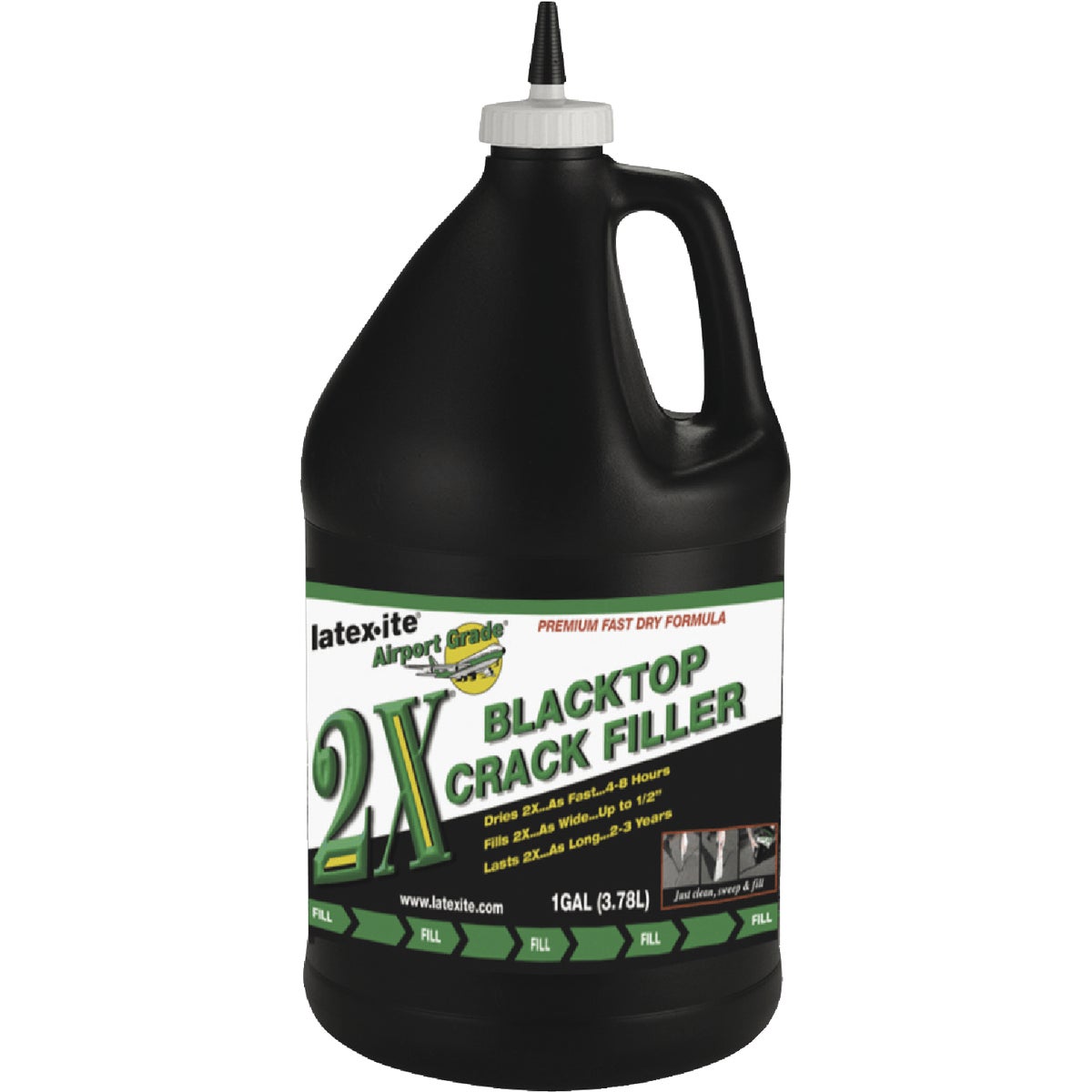 Latex-ite 2X Airport Grade 1 Gal. Blacktop Crack Filler
