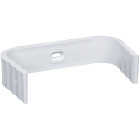 Amerimax 2 In. x 3 In. Traditional K-Style White Vinyl Downspout Clip Image 1