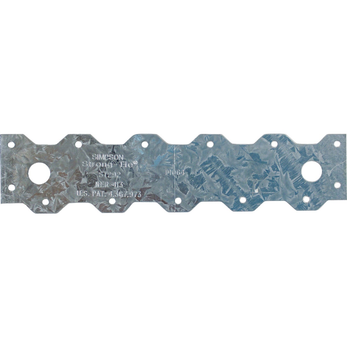 Simpson Strong-Tie 2-1/6 In. W. x 9-5/16 In. L 20 ga Steel Strap Tie