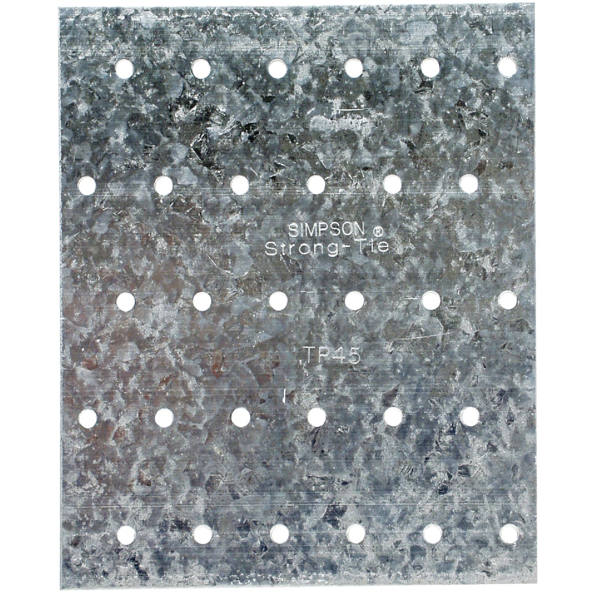 Simpson Strong-Tie 4-1/8 In. W x 5 In. L 20 ga Galvanized Steel Tie Plate