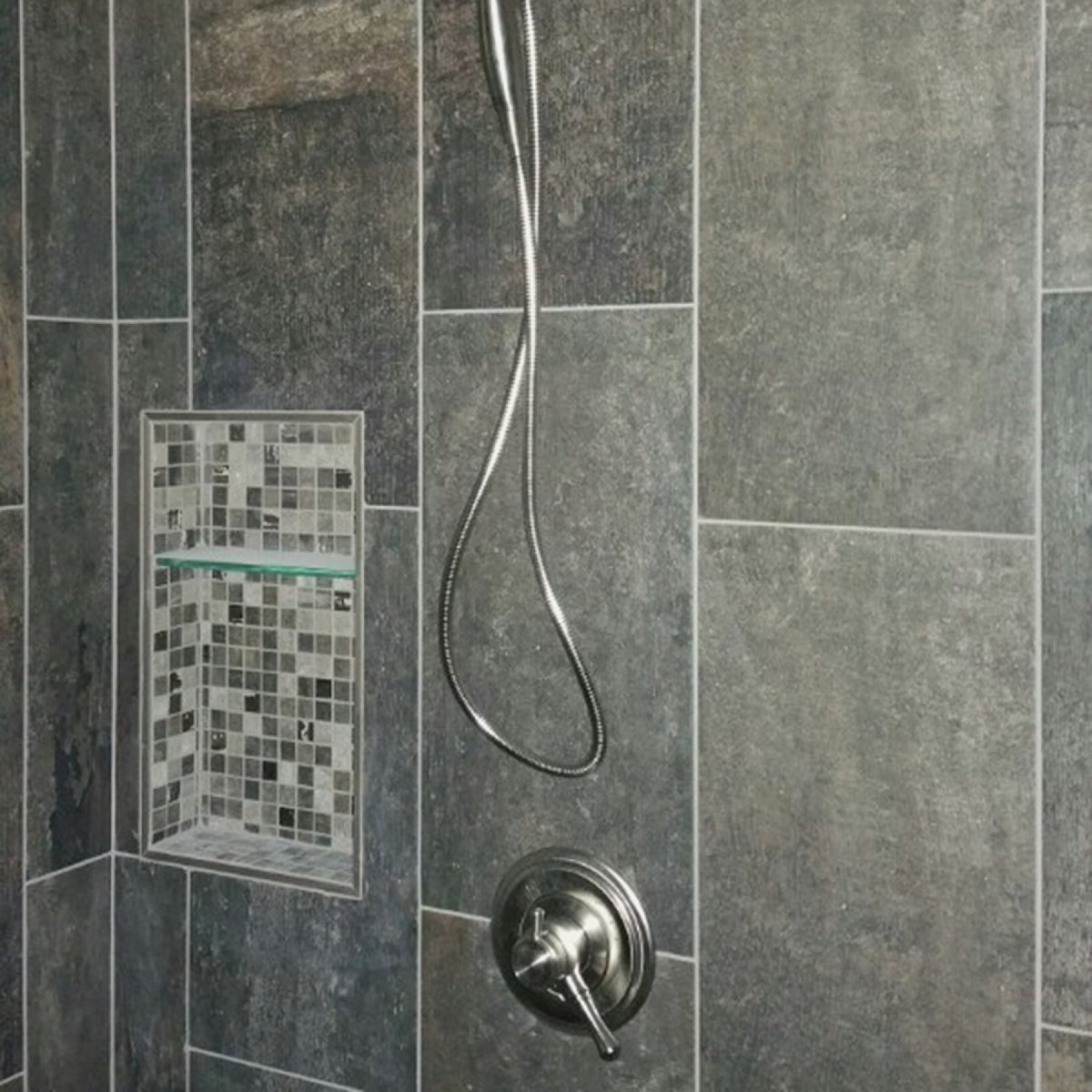 M-D Building Products PROVA NICHE 3-3/8 In. x 12 In. Glass Shelf Image 4