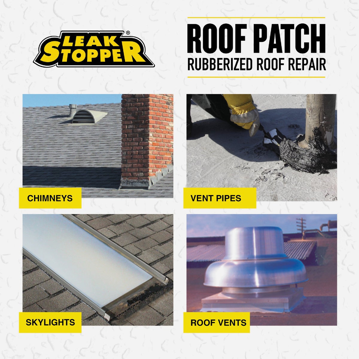 Black Jack Leak Stopper 1 Gal. Rubberized Roof Patch Image 7