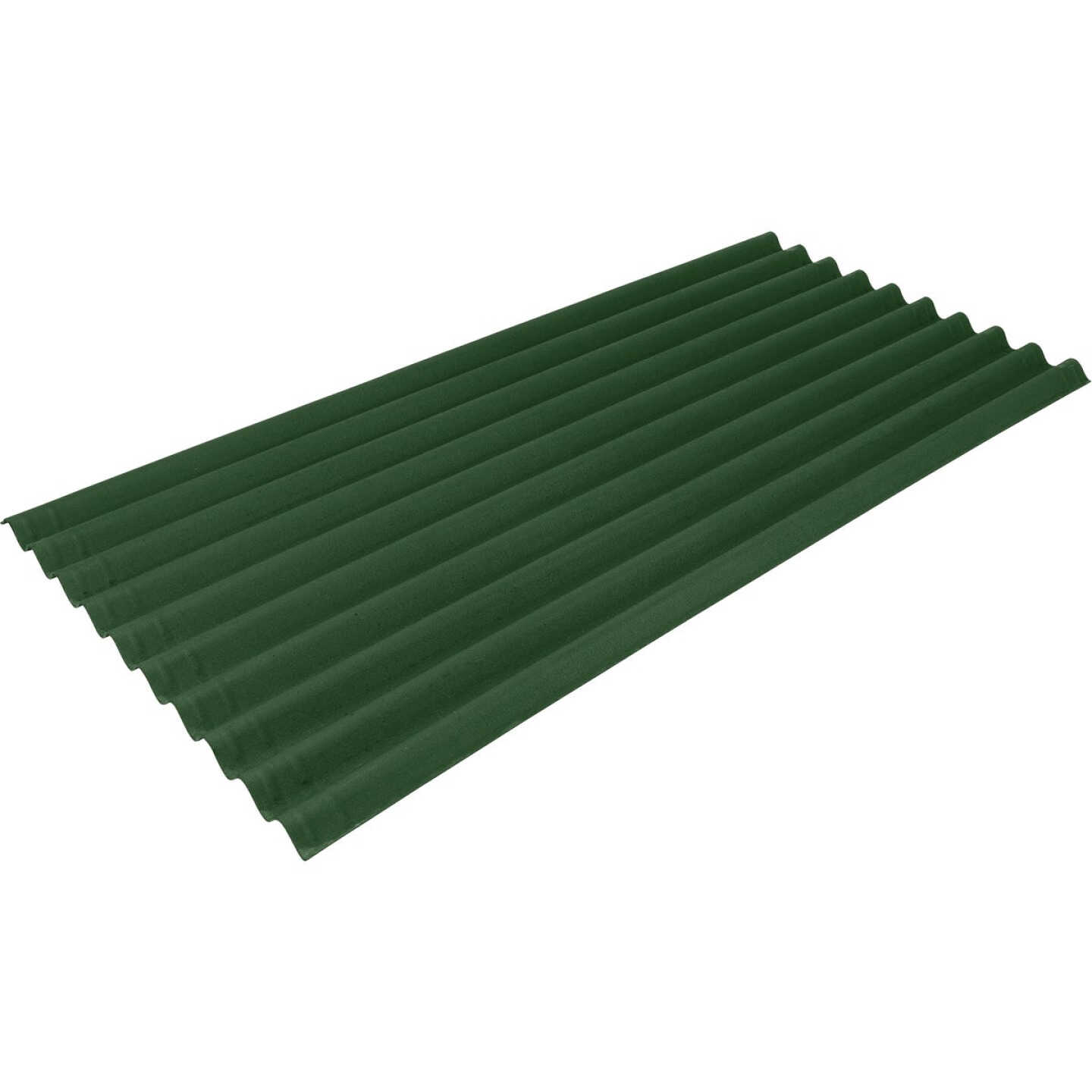 Ondura Premium 38 In. x 79 In. Green Roofing Panel Image 1