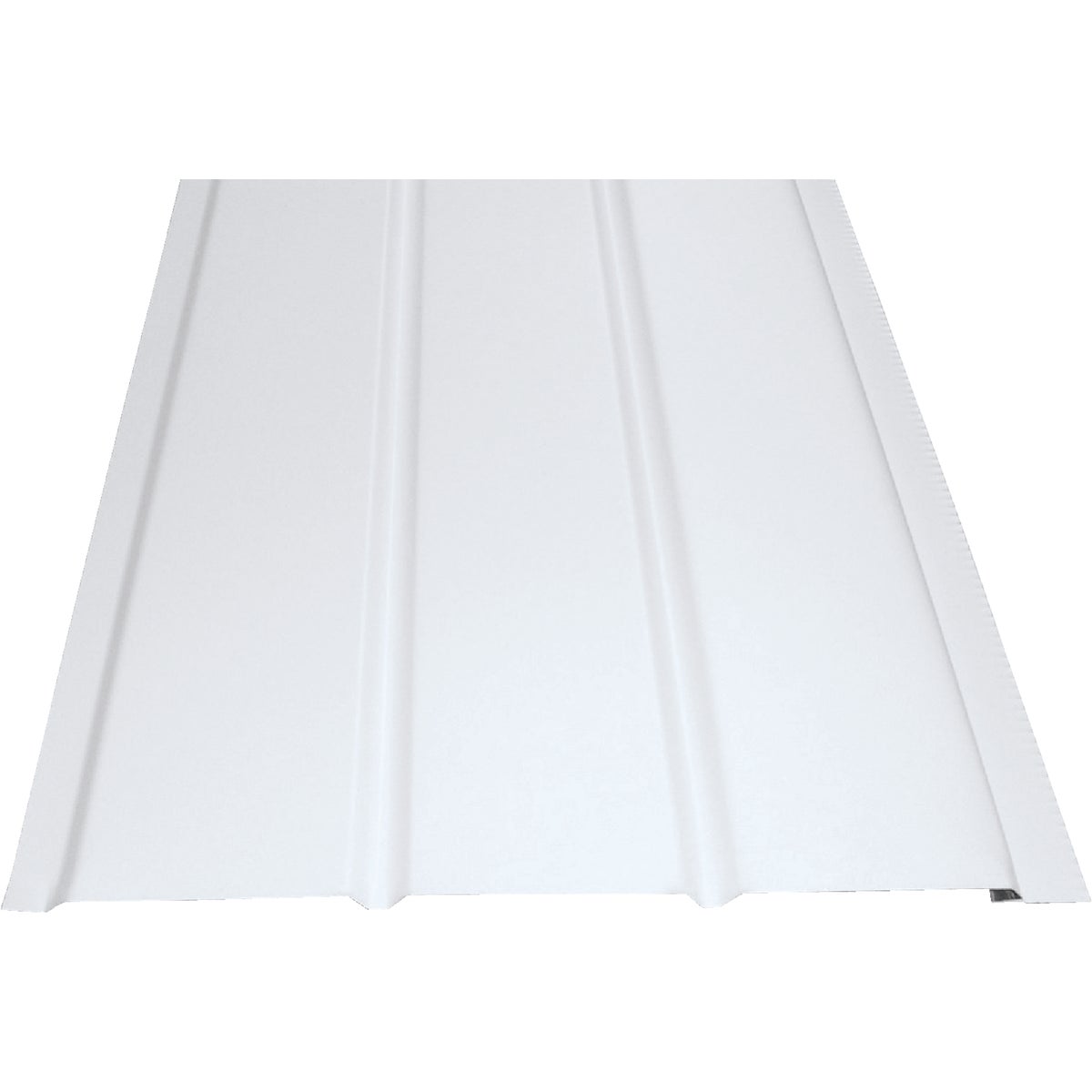 Klauer 12 In. White Solid Aluminum Soffit