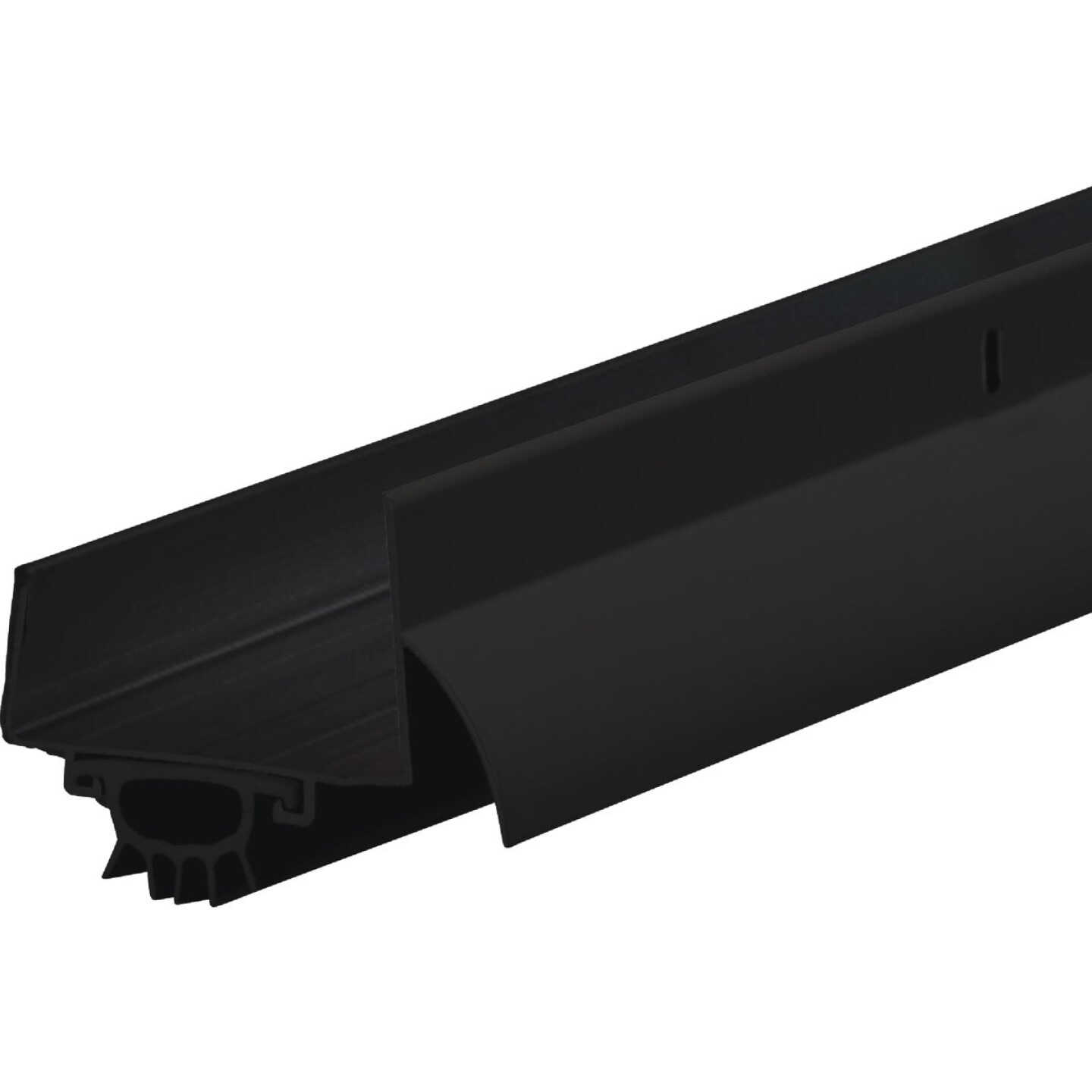 M-D Building Products 2.25 In. W. x 1.375 In. H. x 36 In. L. Aluminum Black Door Bottom Image 4