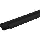 M-D Building Products 2.25 In. W. x 1.375 In. H. x 36 In. L. Aluminum Black Door Bottom Image 1