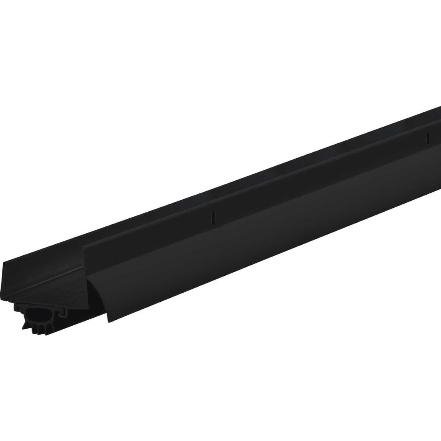 M-D Building Products 2.25 In. W. x 1.375 In. H. x 36 In. L. Aluminum Black Door Bottom Image 1