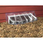 Shape Products 42 In. x 14 In. Straight Ribbed Style Bubble Plastic Window Well Cover Image 1