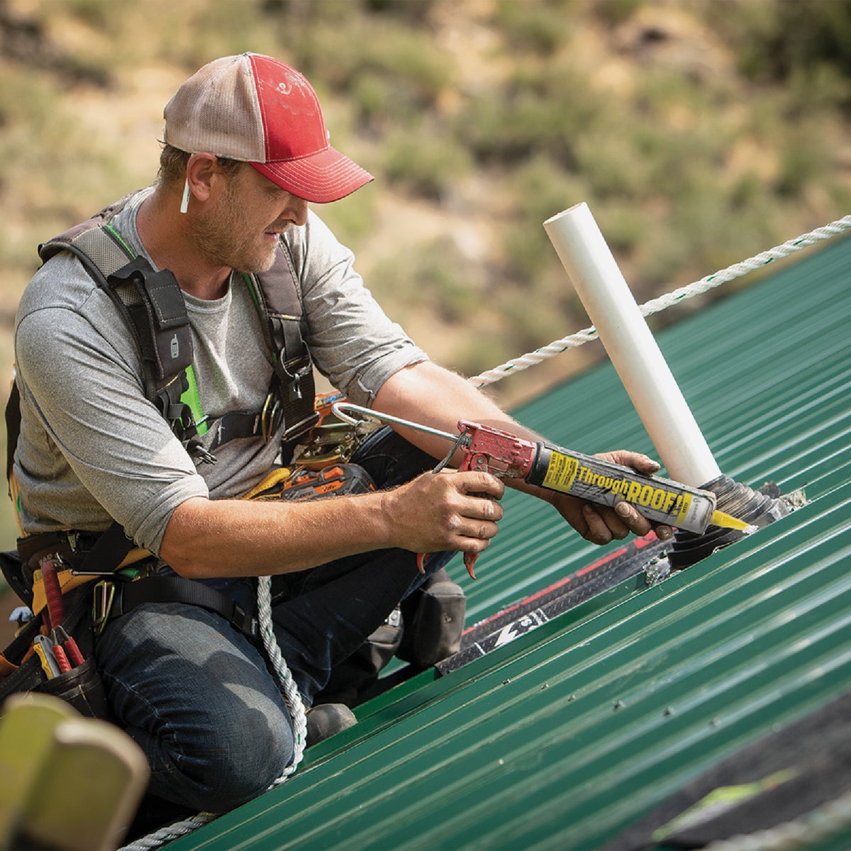 Through the Roof! 10.5 Oz. Cartridge Clear Cement & Patching Sealant Image 2