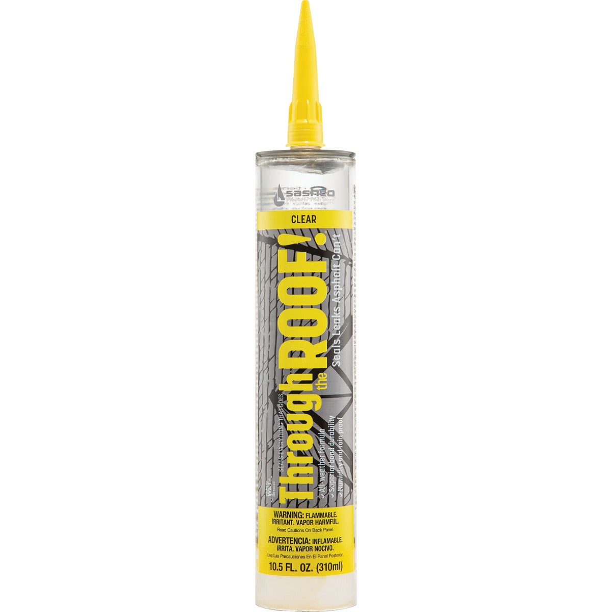 Through the Roof! 10.5 Oz. Cartridge Clear Cement & Patching Sealant