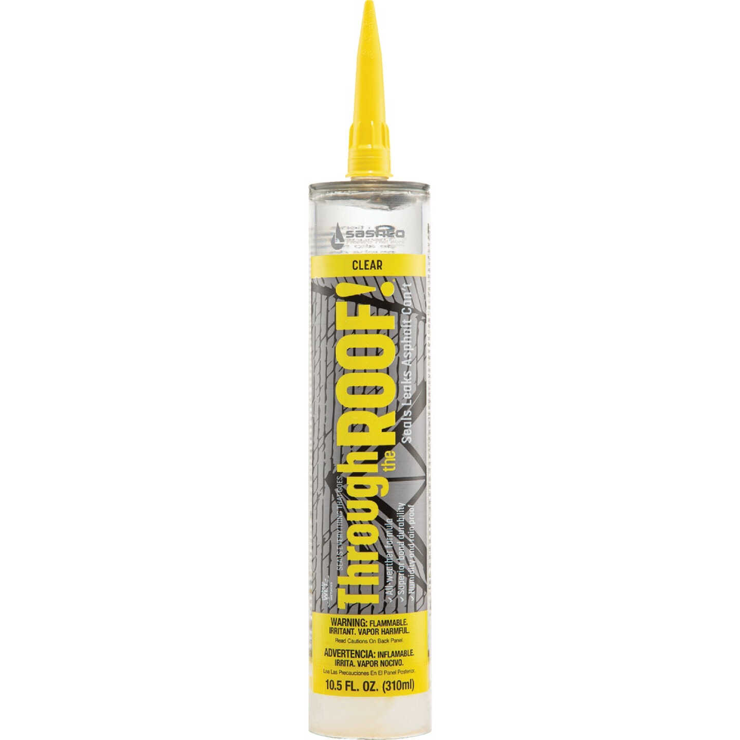 Through the Roof! 10.5 Oz. Cartridge Clear Cement & Patching Sealant Image 1