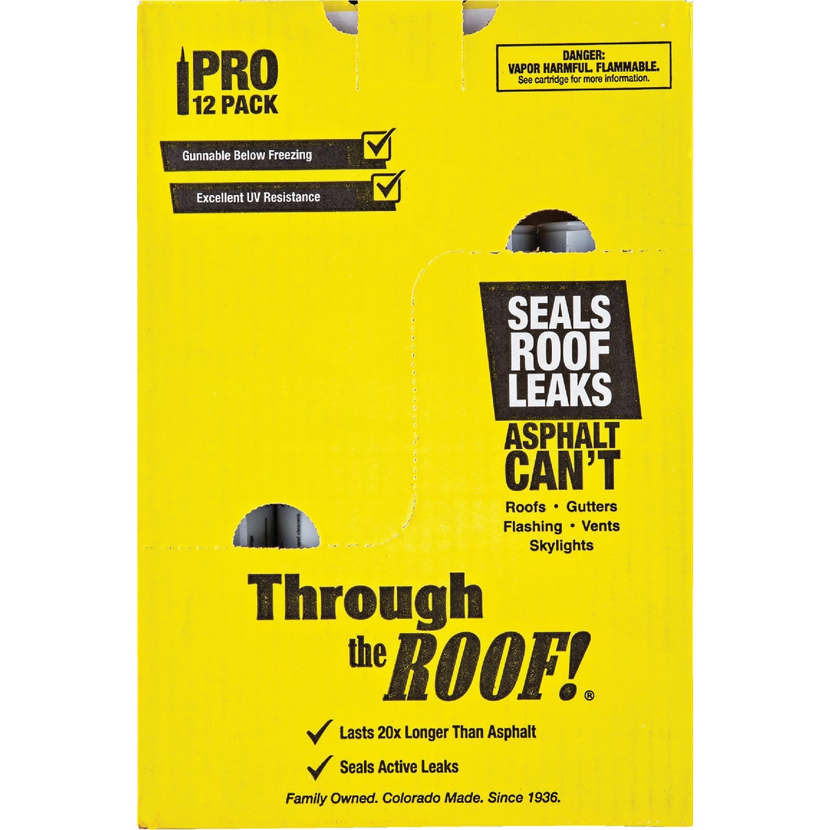Through the Roof! 10.5 Oz. Cartridge Clear Cement & Patching Sealant Image 7