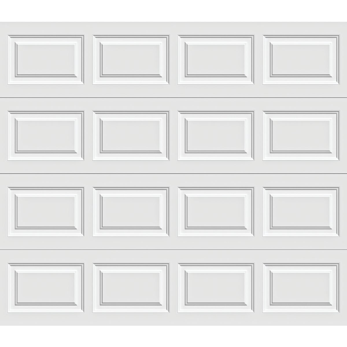 Holmes Gold Series 9 Ft. W x 7 Ft. H White Insulated Steel Garage Door with Extension Springs
