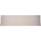 Tuftex Seacoaster 26 In. x 12 Ft. Opaque Tan Round Wave Vinyl Corrugated Panels Image 1