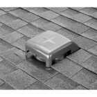 Airhawk 40 In. Mill Galvanized Steel Slant Back Roof Vent Image 1