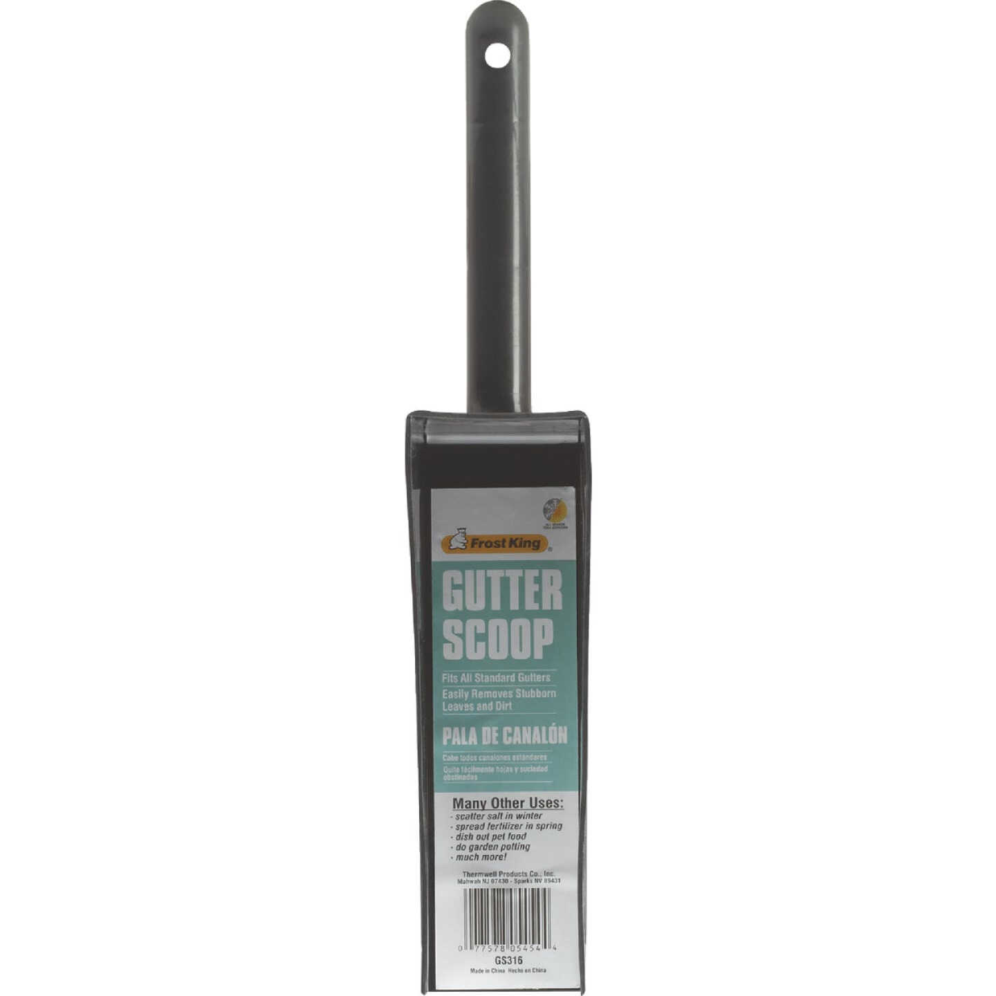 Frost King Polypropylene Black Gutter Scoop Image 2