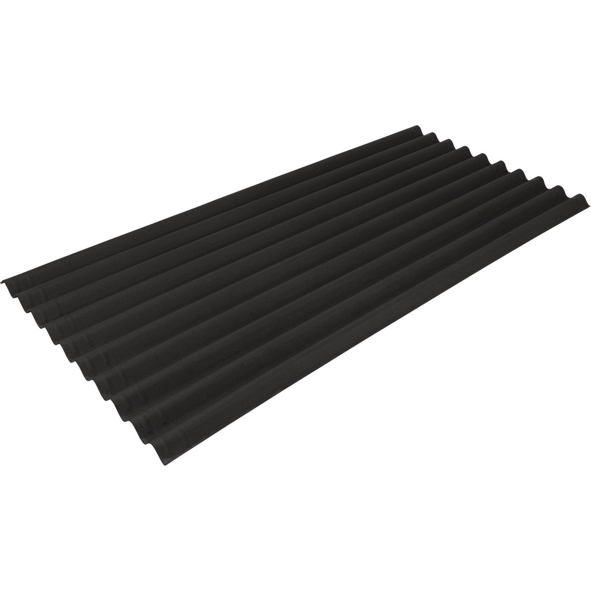 Ondura Premium 38 In. x 79 In. Black Roofing Panel Image 1