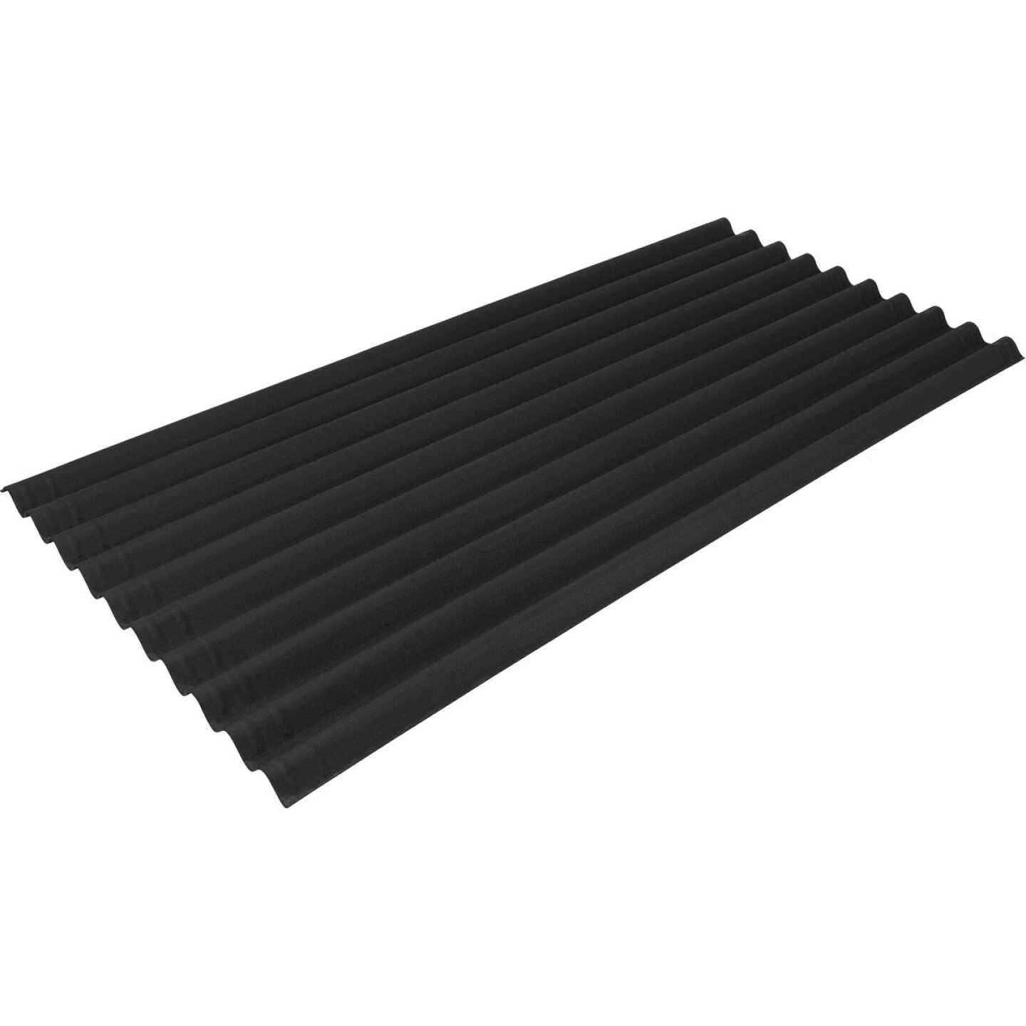 Ondura Premium 38 In. x 79 In. Black Roofing Panel Image 1