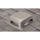 Airhawk 40 In. Weatherwood Galvanized Steel Slant Back Roof Vent Image 1