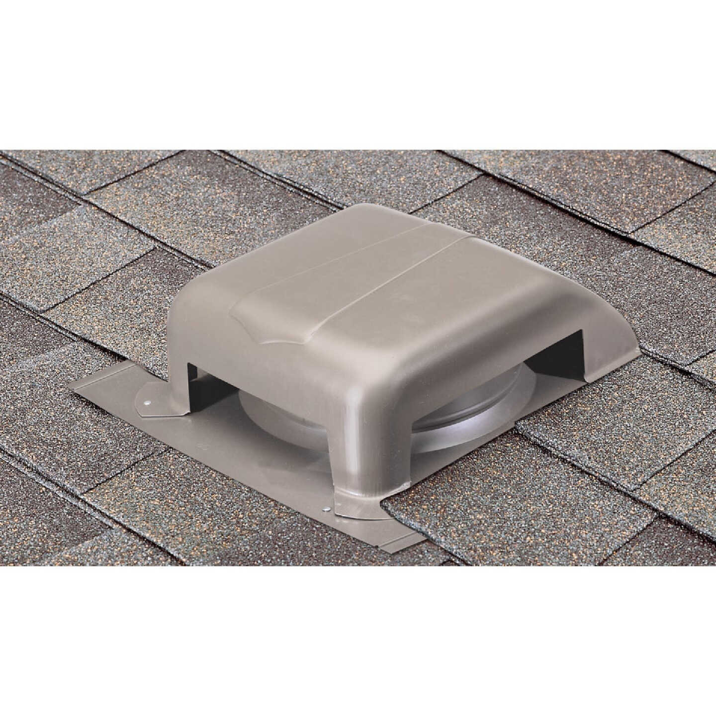 Airhawk 40 In. Weatherwood Galvanized Steel Slant Back Roof Vent Image 1