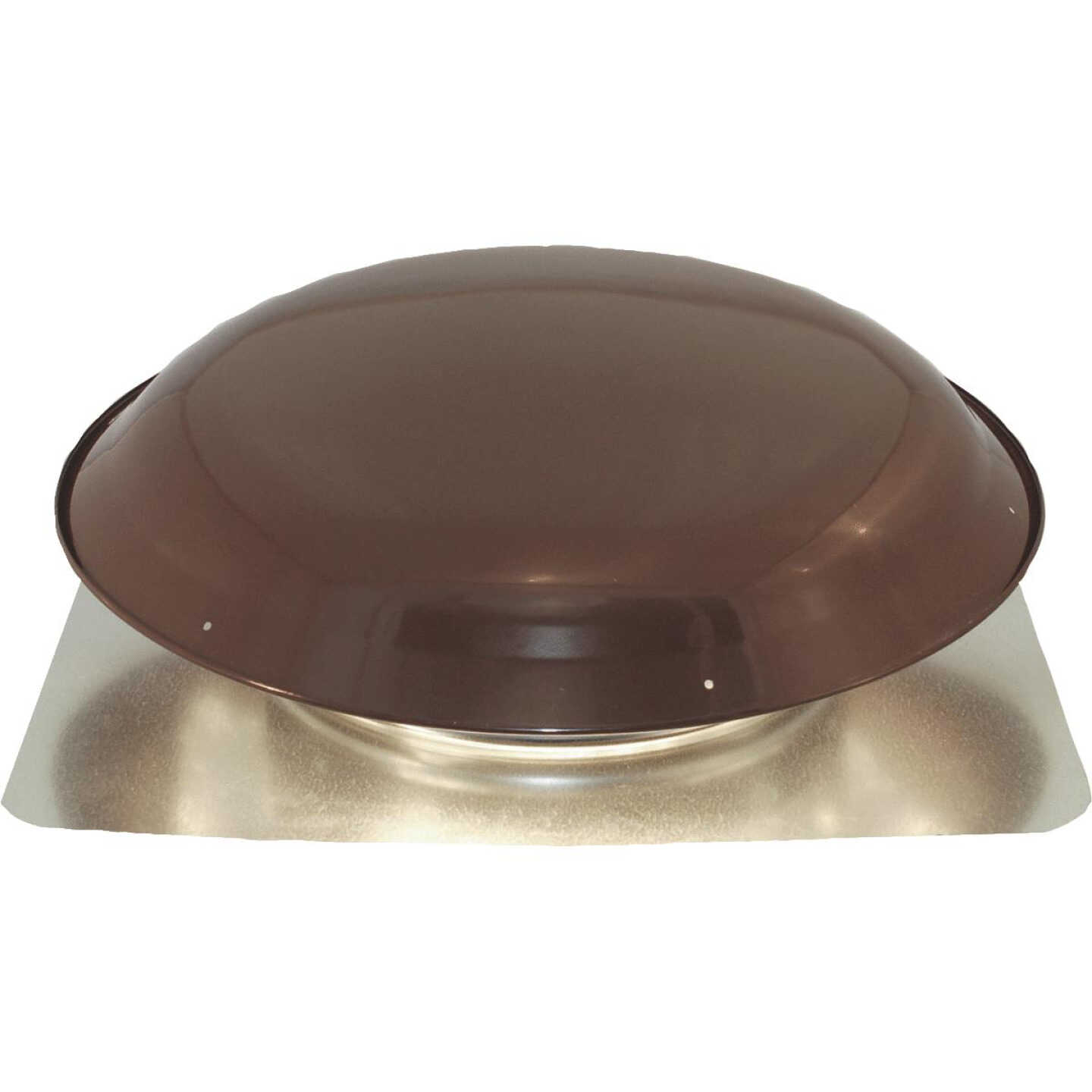 Ventamatic 1400 CFM Galvanized Steel Power Roof Mount Attic Vent Brown Image 1