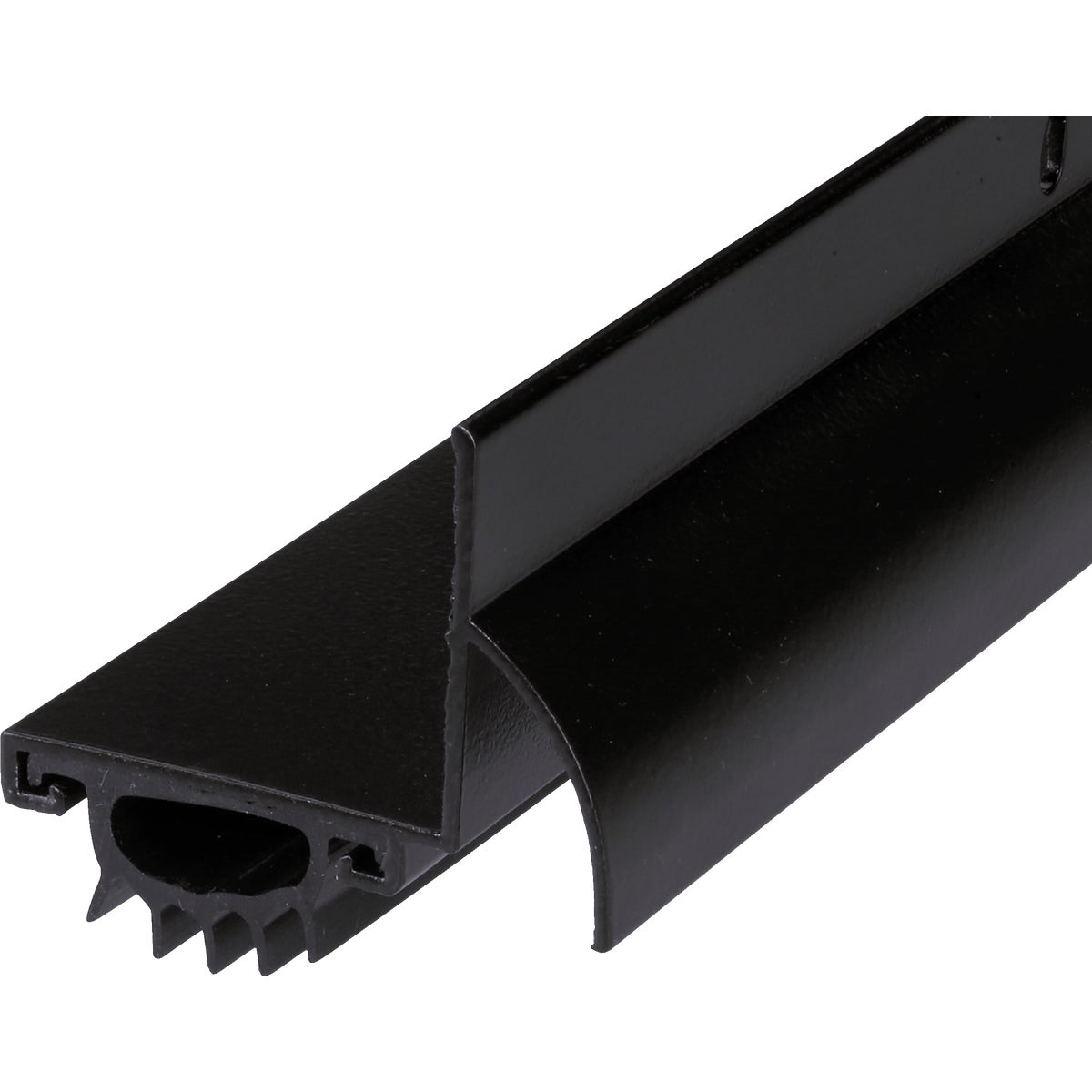 M-D Building Products 1.75 In. W. x 1.625 In. H. x 36 In. L. Aluminum Black Door Bottom Image 4