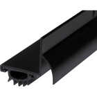 M-D Building Products 1.75 In. W. x 1.625 In. H. x 36 In. L. Aluminum Black Door Bottom Image 4