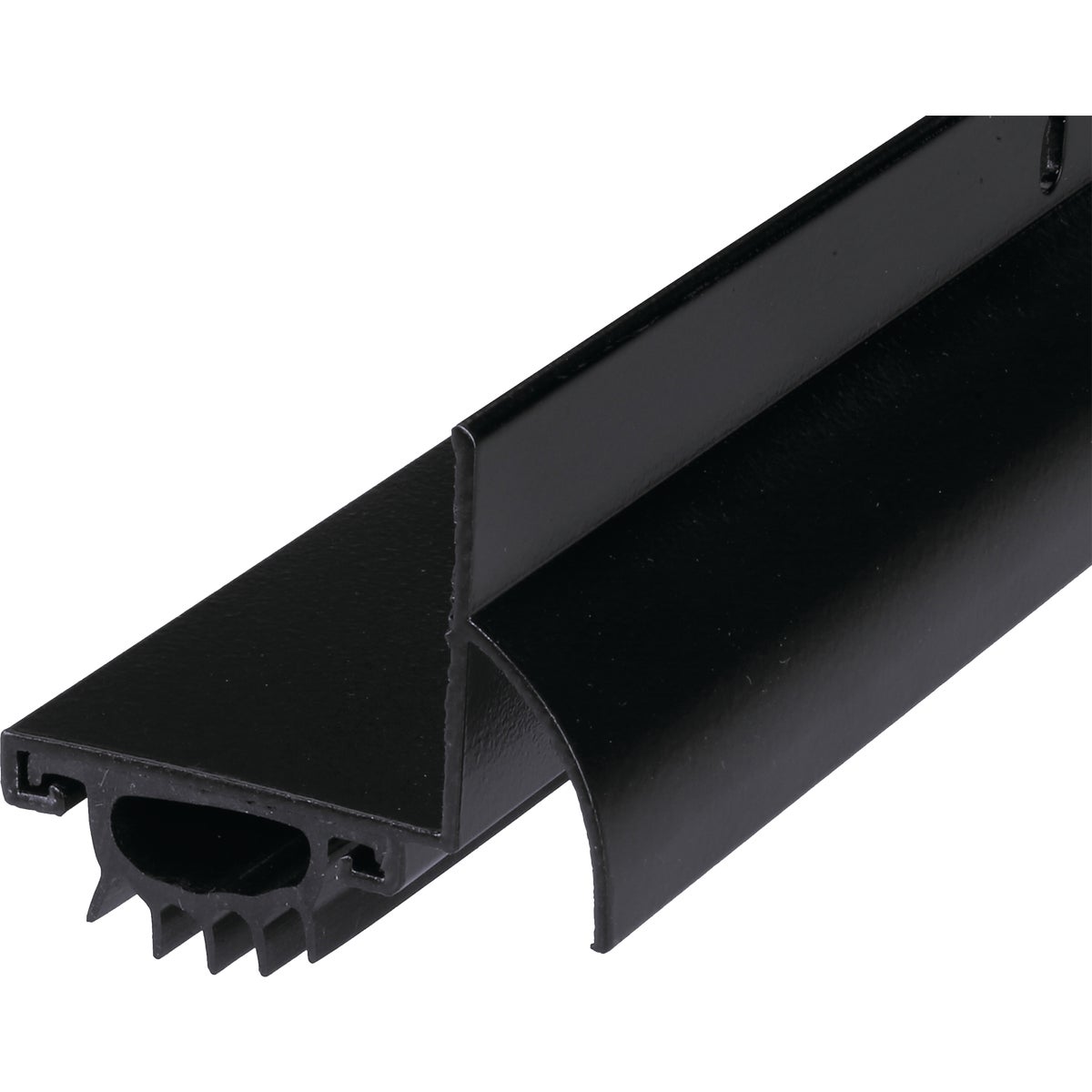 M-D Building Products 1.75 In. W. x 1.625 In. H. x 36 In. L. Aluminum Black Door Bottom Image 3