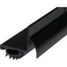 M-D Building Products 1.75 In. W. x 1.625 In. H. x 36 In. L. Aluminum Black Door Bottom Image 3