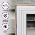 M-D Building Products PLATINUM 1/2 In. Black Expandable Foam Weatherseal for Uneven Gaps Image 4