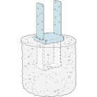 Simpson Strong-Tie 6 In. x 6 In. 12 ga Hot Dipped Galvanized Standoff Column Base Image 2