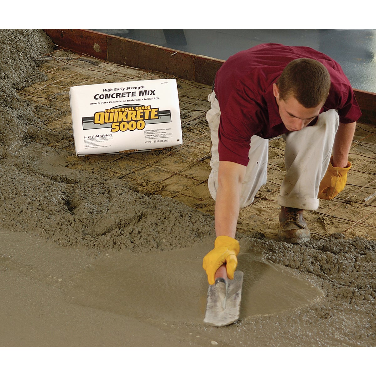 Quikrete 5000 50 Lb. High Early Strength Concrete Mix Image 2