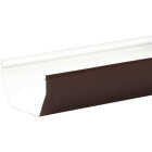 Amerimax 5 In. Contemporary Brown Vinyl Gutter 10 Ft. Image 1