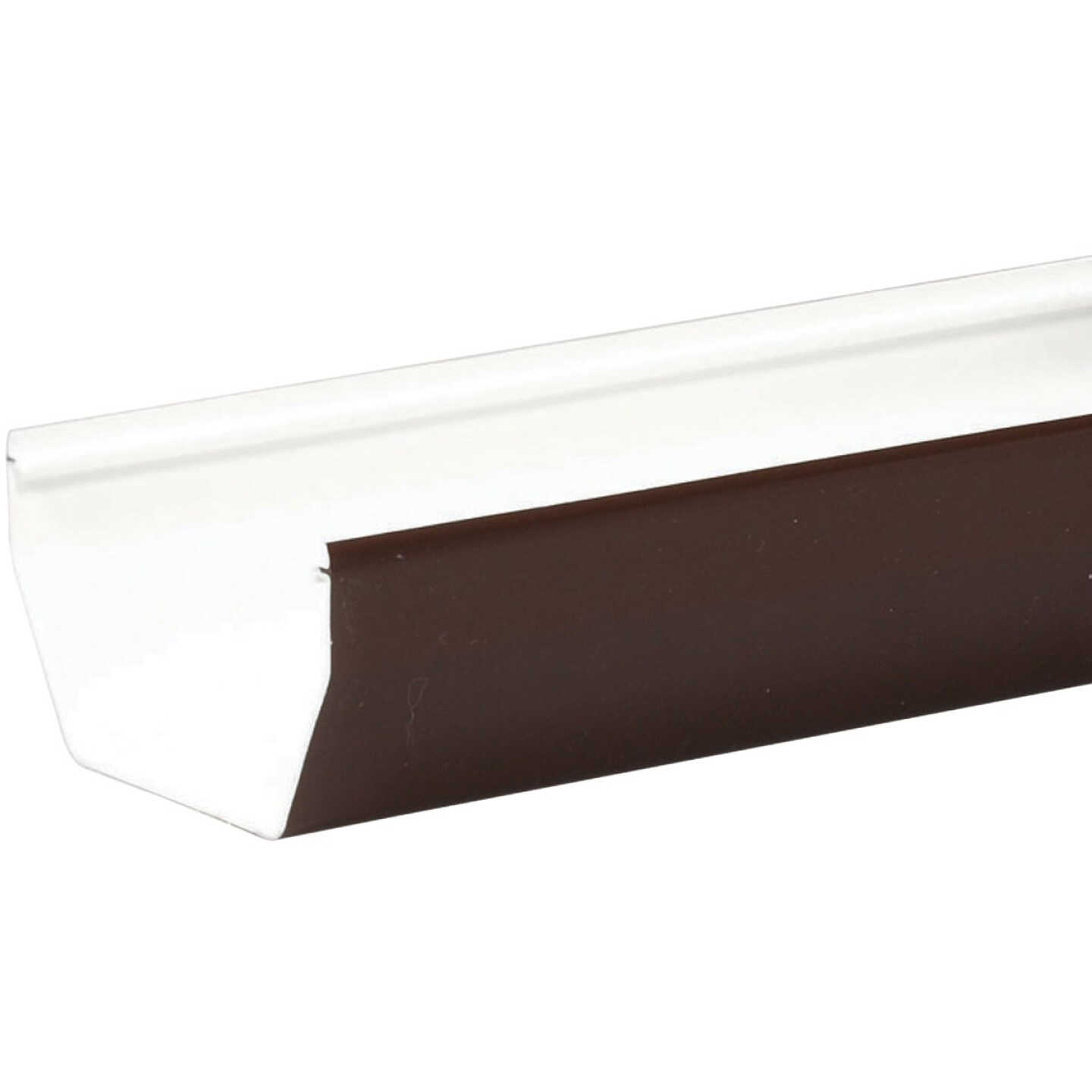Amerimax 5 In. Contemporary Brown Vinyl Gutter 10 Ft. Image 1
