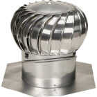 AirVent 12 In. Aluminum Internally Braced Wind Turbine Attic Vent Image 1