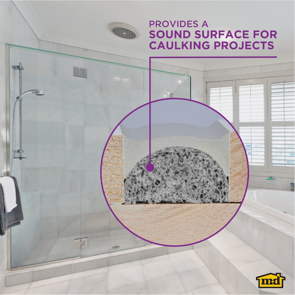 M-D Building Products 10 Ft. Gray Foam Backer Rod for XX-Large 1 In. Gaps and Joints Image 4