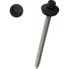 Ondura Premium 3" #9 Powder Coated Black Roofing Fastener Image 1