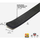 M-D Building Products 1/4 In. x 1 In. x 10 Ft. Black Sponge Window Seal for Medium Gaps Image 2
