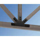 Simpson Strong-Tie Black Powder-Coated Gable T-Plate Image 2