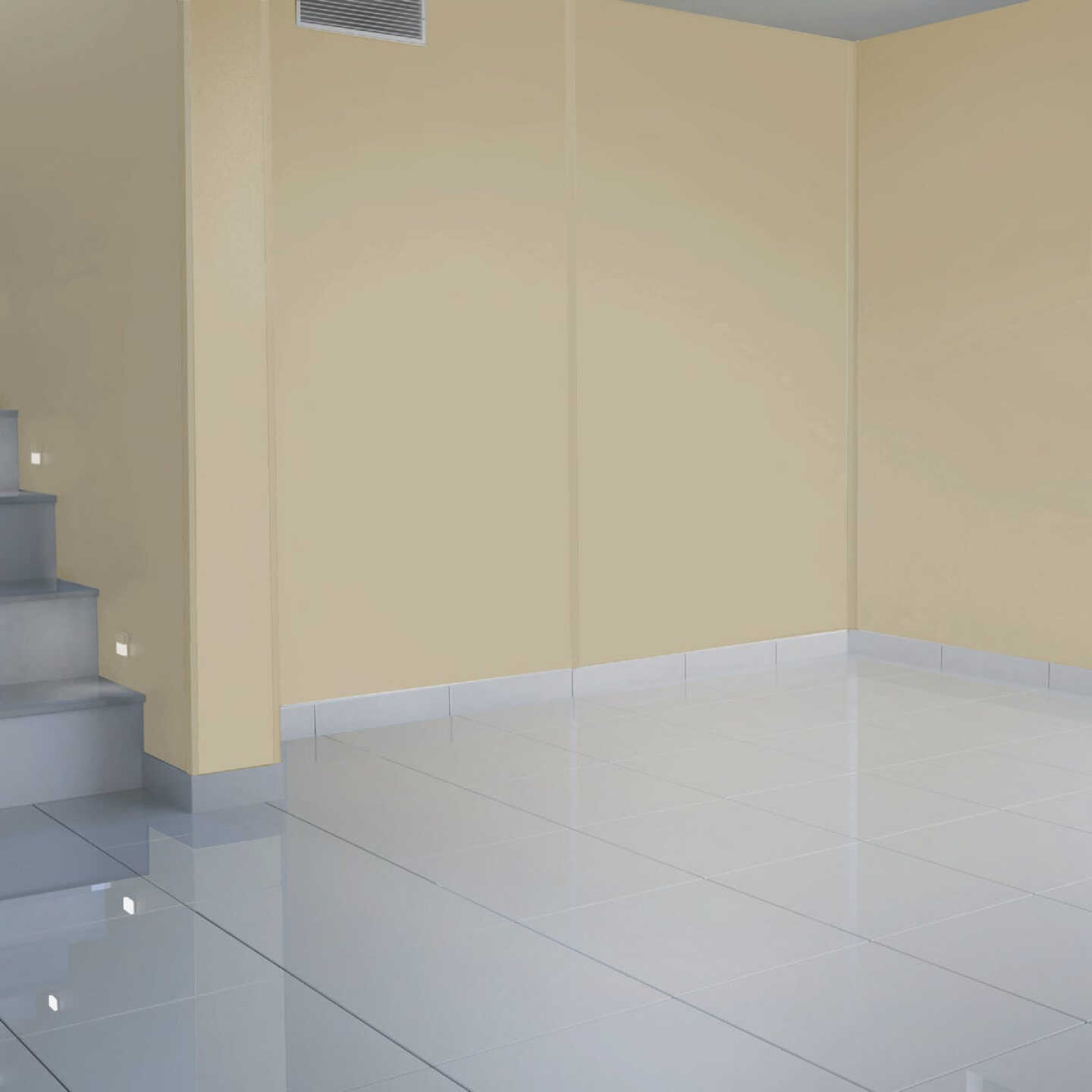 Palram Palclad 8 Ft. Almond PVC Interior Outside Corner Molding Image 2