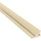 Palram Palclad 8 Ft. Almond PVC Interior Inside Corner Molding Image 1