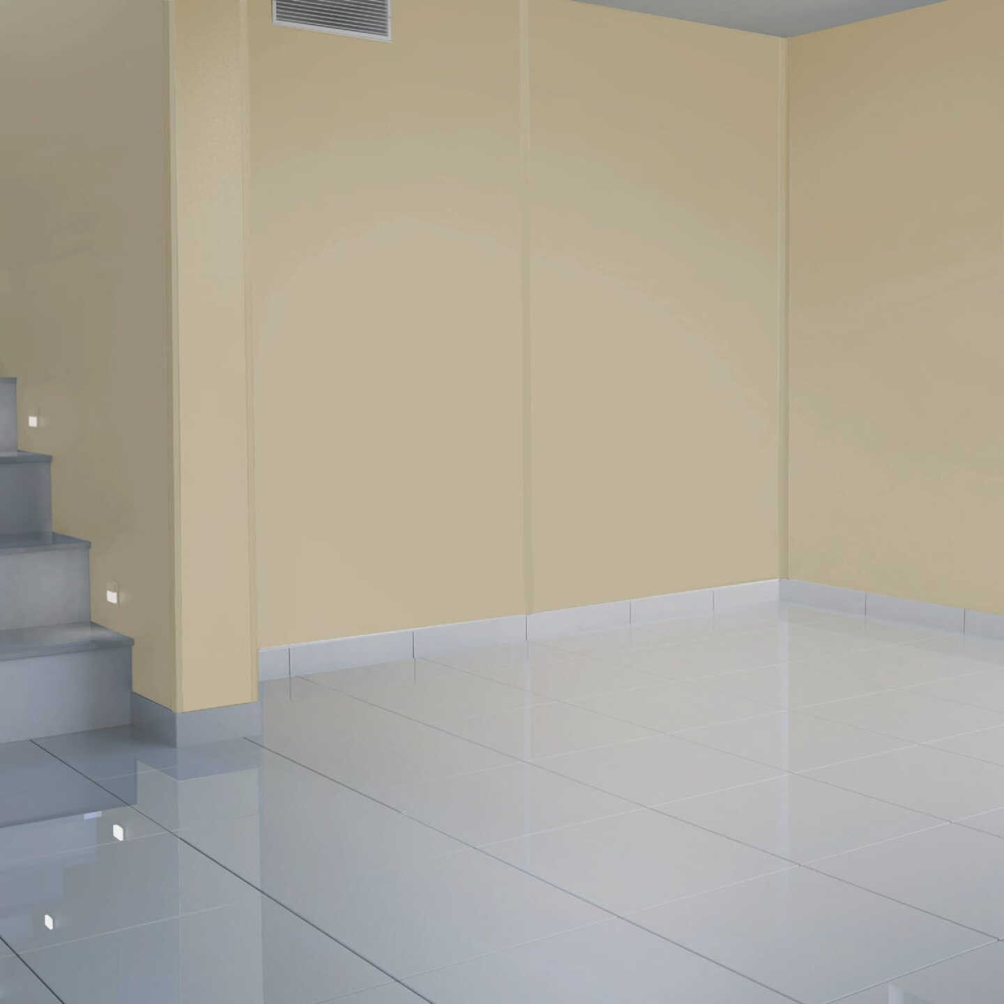 Palram Palclad 8 Ft. Almond PVC J End Cap Profile Image 2