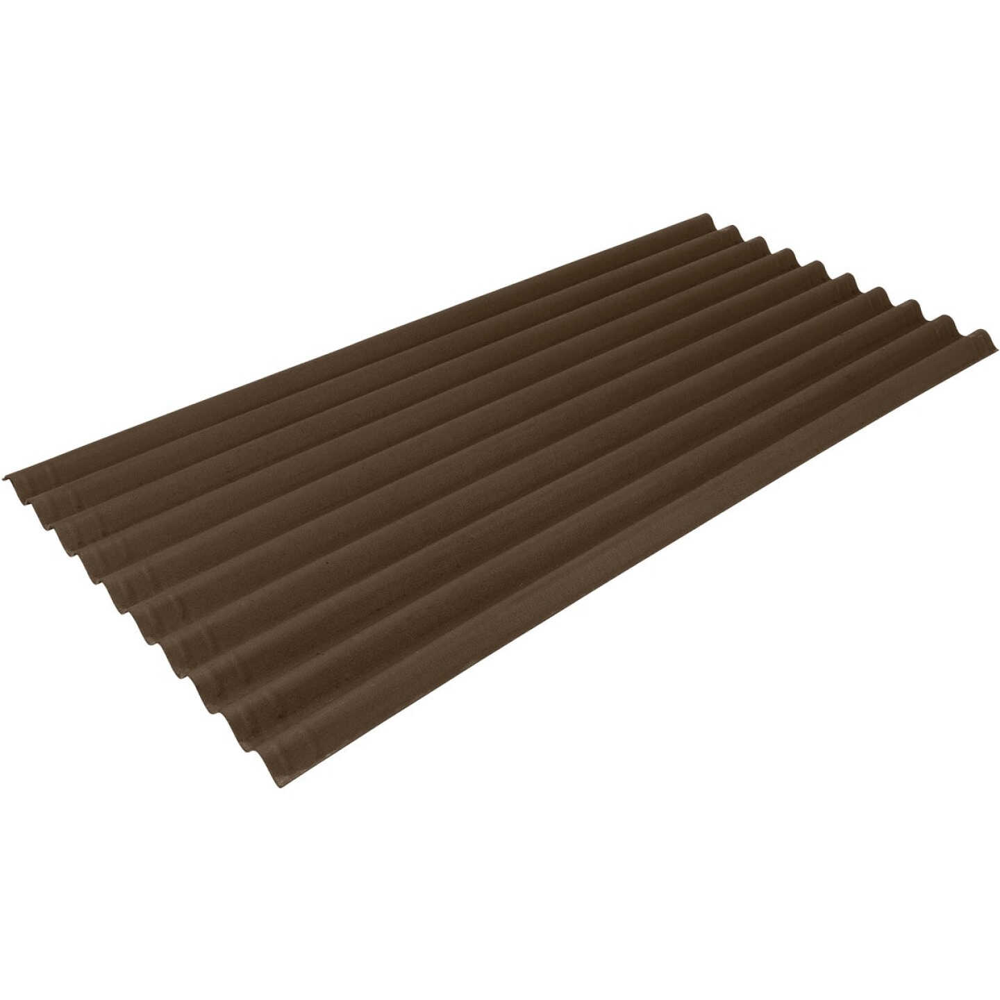 Ondura Premium 38 In. x 79 In. Brown Roofing Panel Image 1