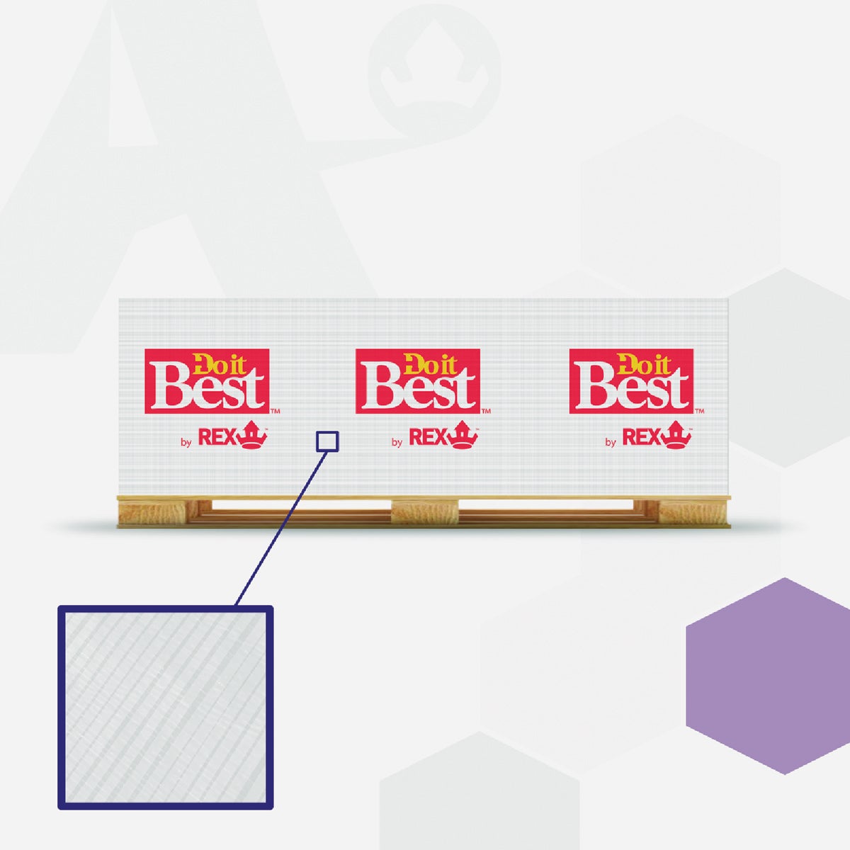 Do it Best REX Wrap 9 Ft. x 500 Ft. Jobsite Lumber Wrap