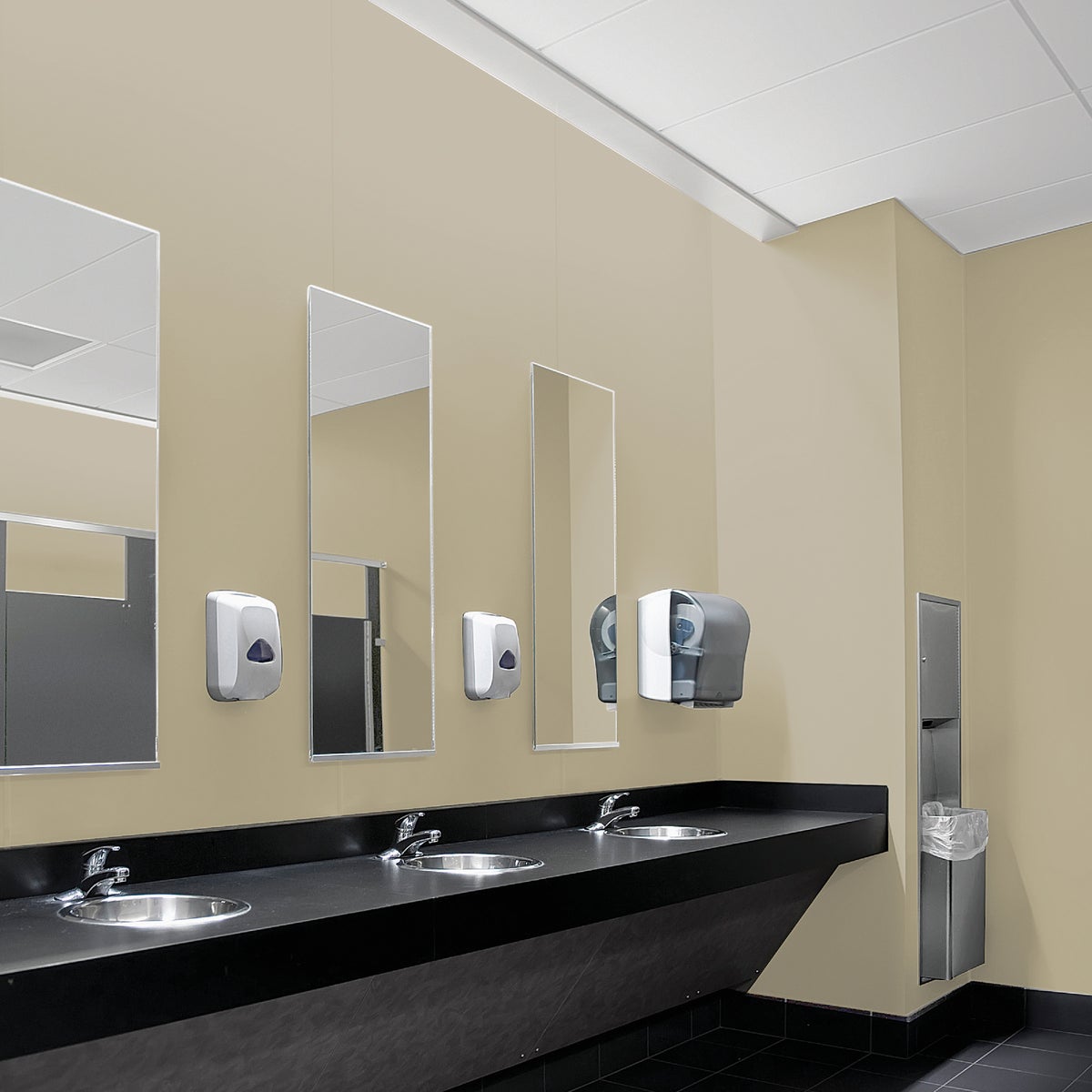 Palram Palclad Pro Cracked Ice .090 Almond 48 In. x 96 In. NRP Panel Image 2