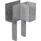 Simpson Strong-Tie ECCLRQ L-Shape End Column Cap for 4x Beam, 6x Post with Strong-Drive SDS Screws, Skewed Right Image 1