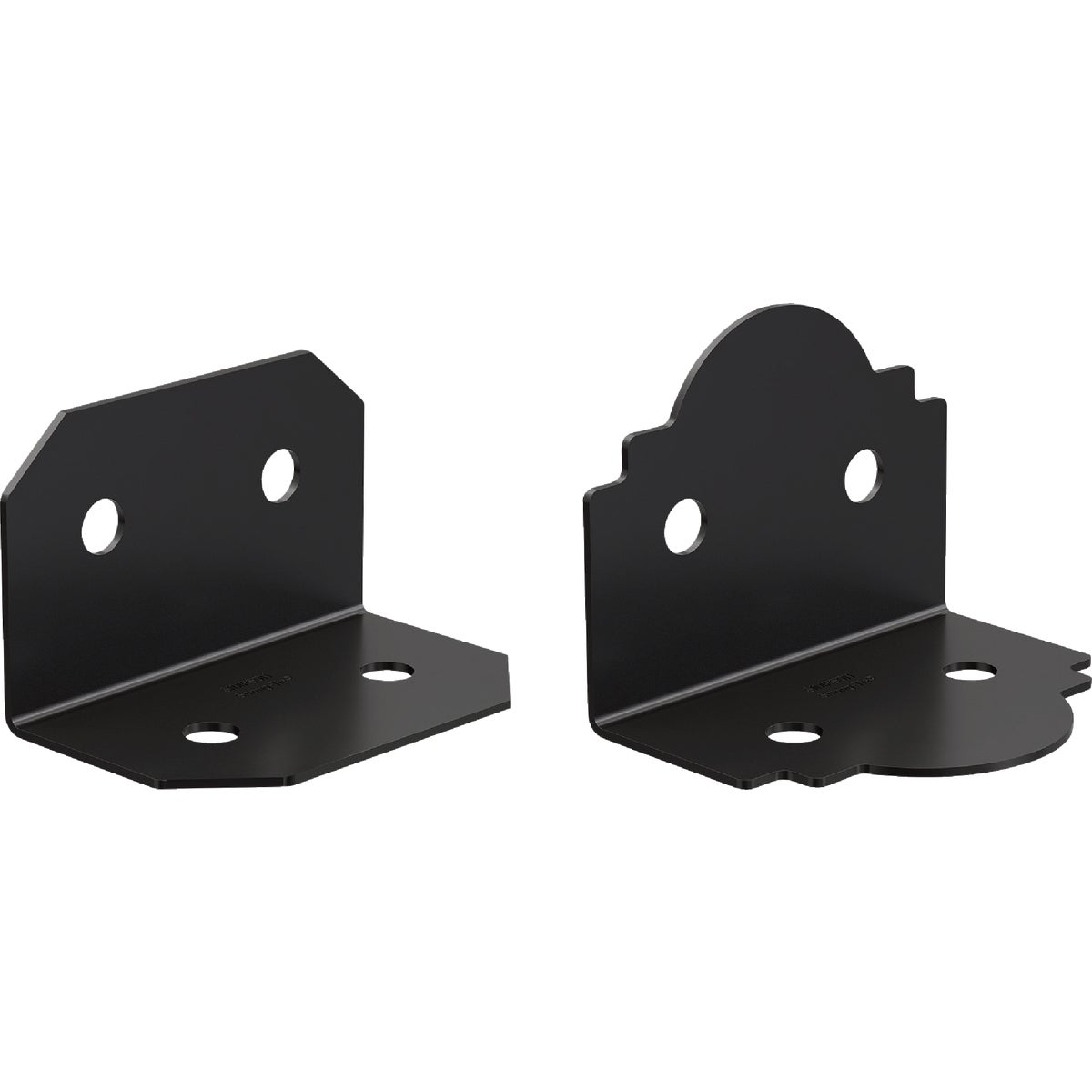 Simpson Strong-Tie Outdoor Accents Avant Collection ZMAX 6X 90 Deg. 12 ga Black Framing Angle Image 6