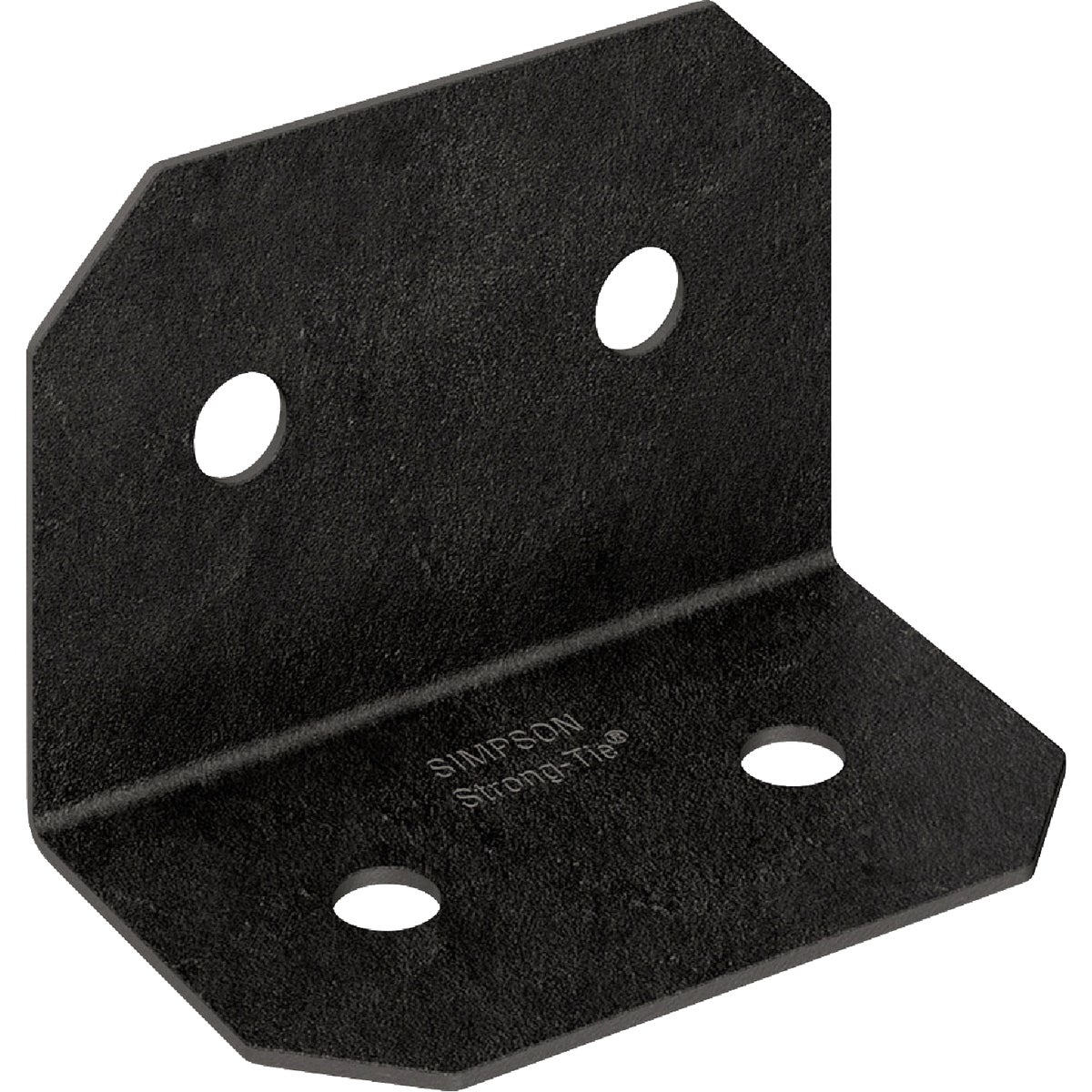 Simpson Strong-Tie Outdoor Accents Avant Collection ZMAX 6X 90 Deg. 12 ga Black Framing Angle