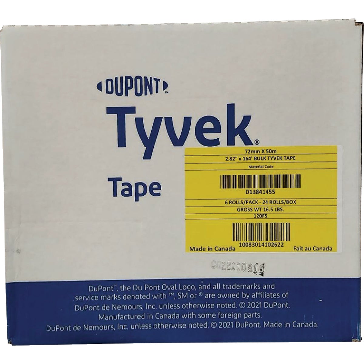 Dupont Tyvek 3 In. x 165 Ft. White Seaming Tape Image 2